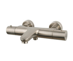 Caral badthermostaat geborsteld staal