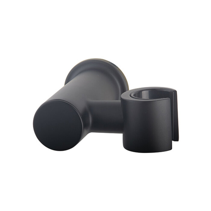 Wiesbaden Wandhanddouchehouder kantelbaar mat zwart