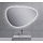 Uovo spiegel ovaal met LED, dimbaar en spiegelverwarming 80 cm