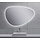Uovo spiegel ovaal met LED, dimbaar en spiegelverwarming 100 cm