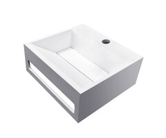 Wiesbaden Julia fontein Solid surface 30 x 28 x 12,5 cm mat wit