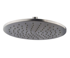 Wiesbaden Caral hoofddouche rond 25 x 0,8 cm gunmetal