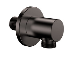 Wiesbaden Wandaansluitbocht rond 1/2" gunmetal