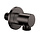 Wandaansluitbocht rond 1/2" gunmetal