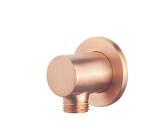 Wandaansluitbocht rond 1/2" geborsteld koper