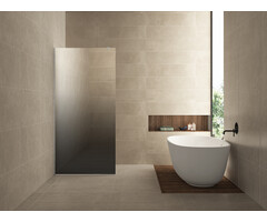 Slim glasplaat spiegelrook- naar helder glas 900x2000 8mm nano