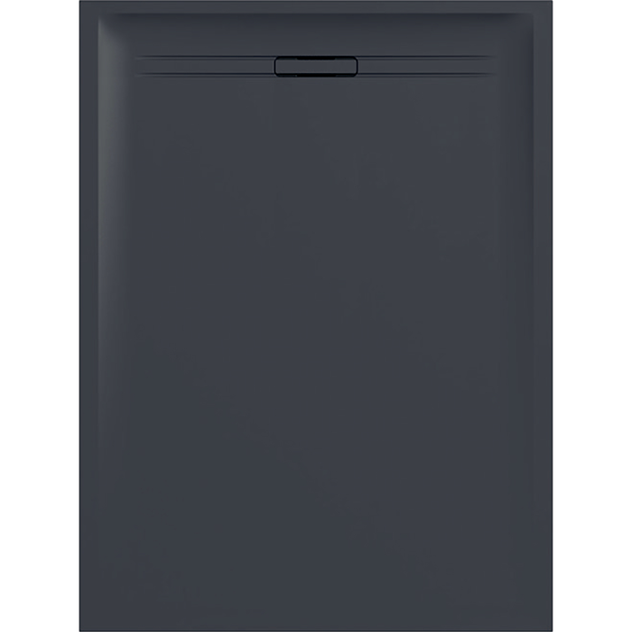 Geberit Douchevloer Sestra rechthoekig 90x100cm grafiet leisteen