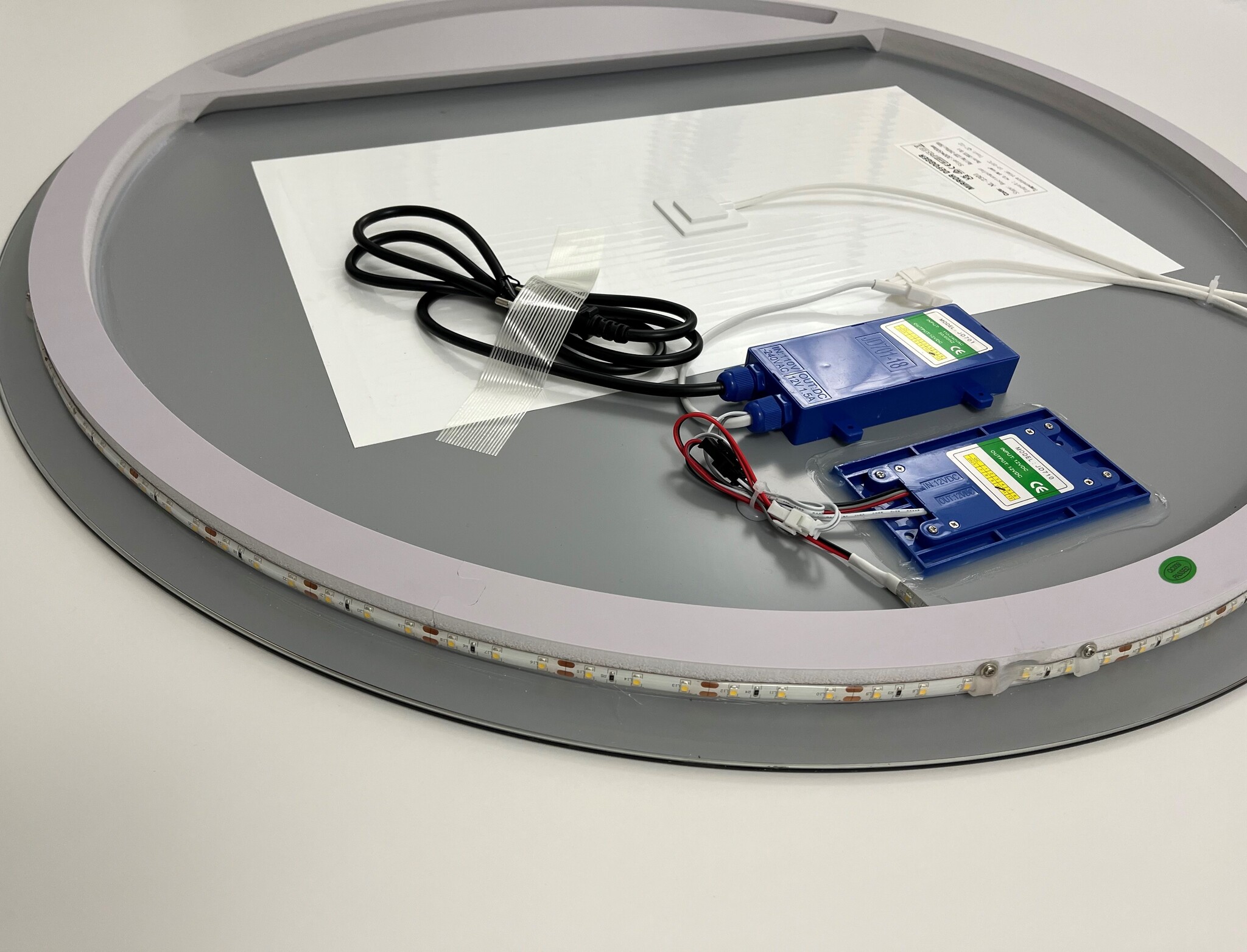 By Goof Badkamerspiegel 60cm LED, touch knop, anti-condens