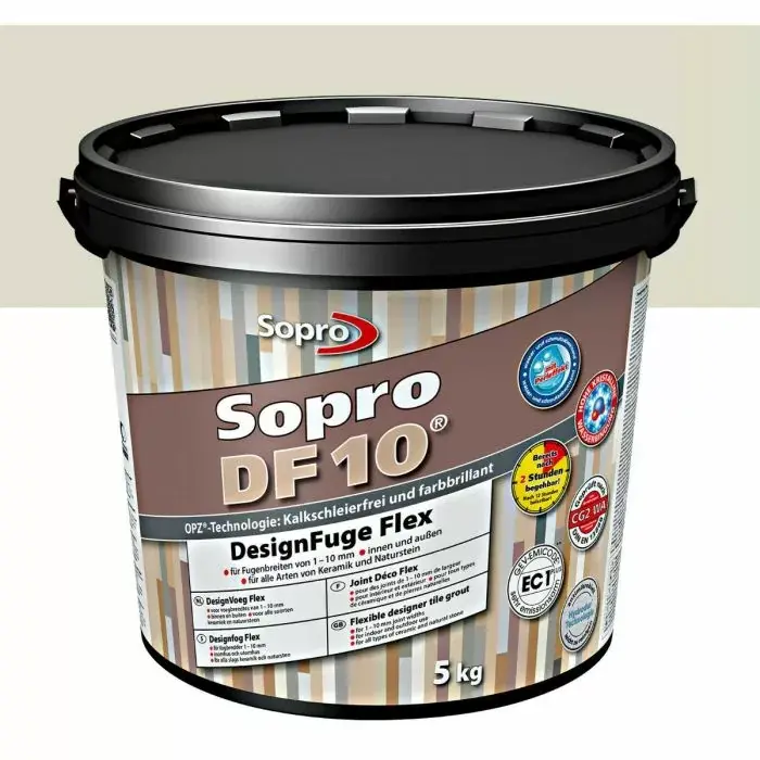Sopro Voegmortel Sopro DF 10 Flexibel zilvergrijs nr. 17 5kg