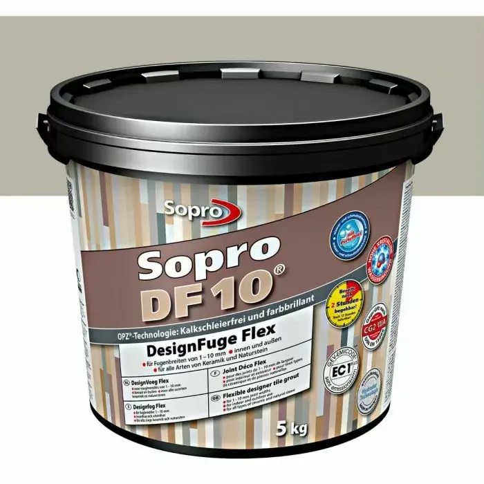 Sopro Voegmortel Sopro DF 10 Flexibel grijs nr. 15 5kg