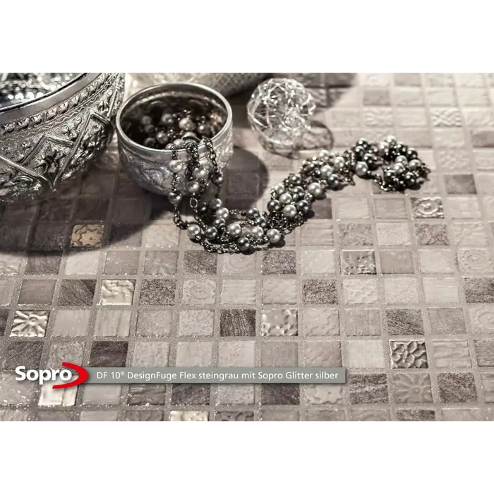 Sopro Voegmortel Sopro DF 10 Flexibel steengrijs nr. 22 5kg