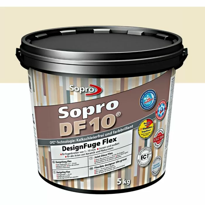 Voegmortel Sopro DF 10 Flexibel licht beige nr. 29 5kg