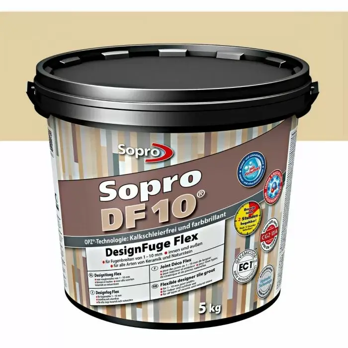 Sopro Voegmortel Sopro DF 10 Flexibel beige nr. 32 5kg