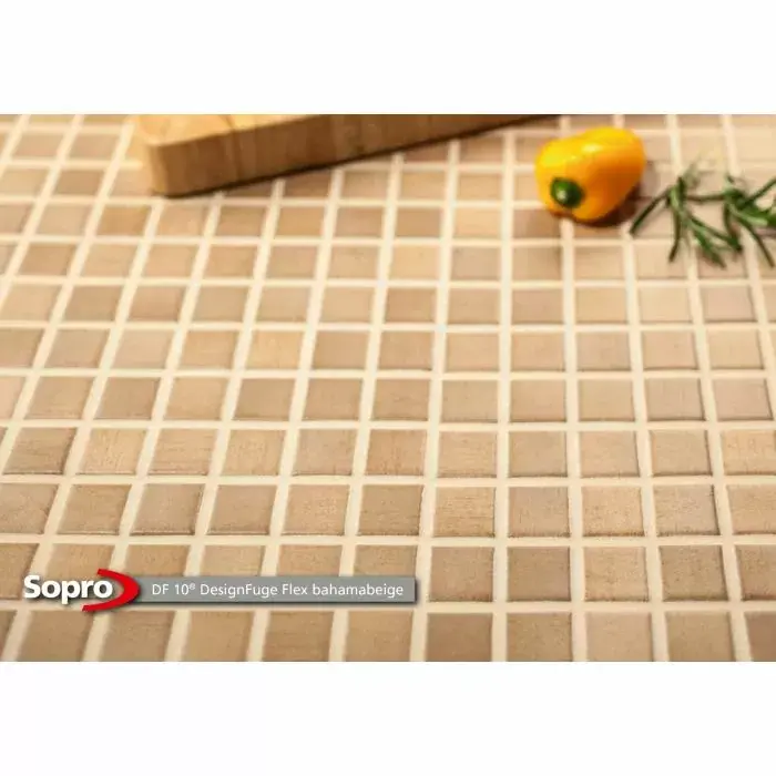 Sopro Voegmortel Sopro DF 10 Flexibel bahamabeige nr. 34 5kg