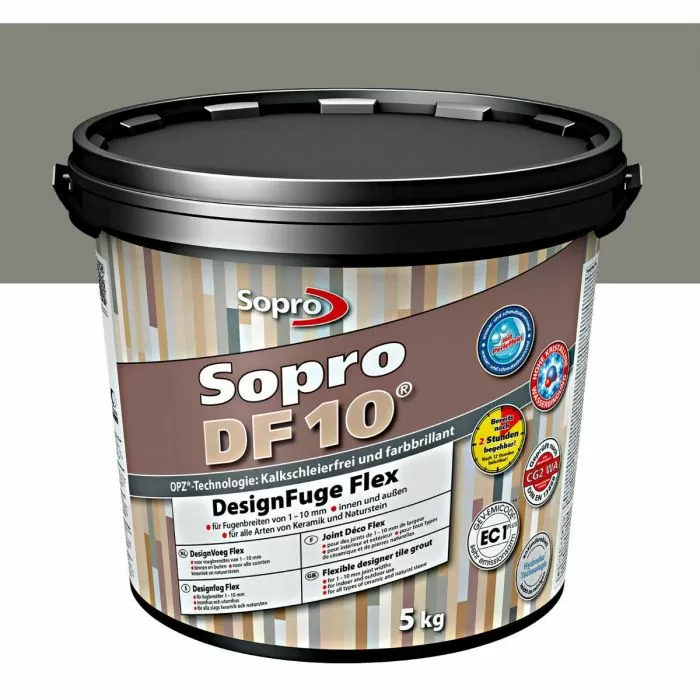Sopro Voegmortel Sopro DF 10 Flexibel betongrijs nr. 14 5kg