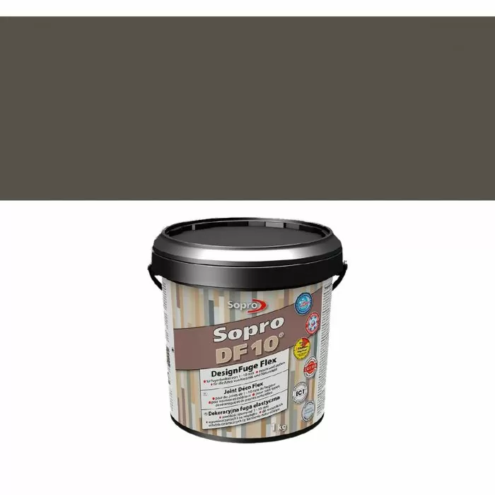 Voegmortel Sopro DF 10 Flexibel ebbenhout nr. 62 1kg