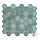 Mozaiek Valencia Hexagon Turquoise 4,3x5,0