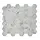 Mozaiek Valencia Hexagon Marmerprint Wit 4,4x5,0
