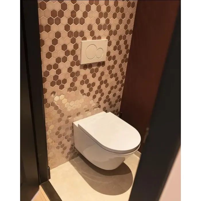 The Mosaic Factory Mozaiek Valencia Hexagon Roze 4,3x5,0