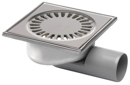 Aquaberg Blücher Compact RVS vloerput
