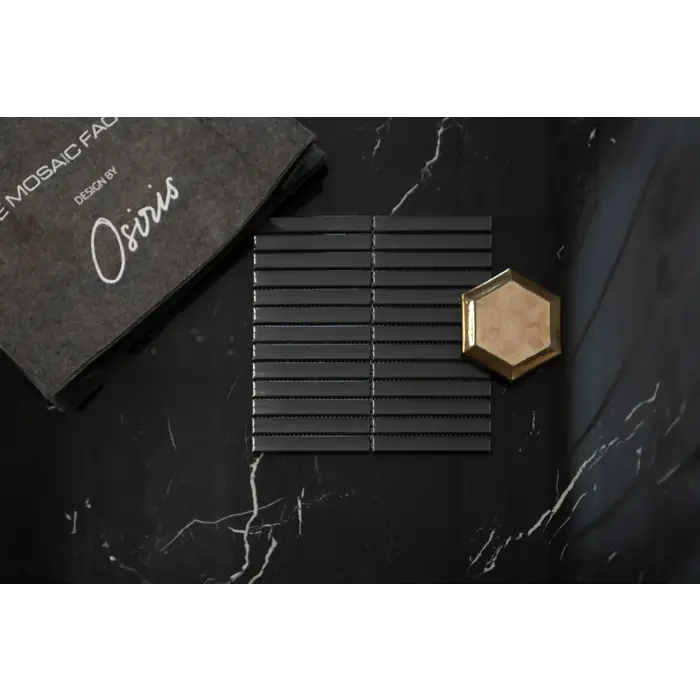 The Mosaic Factory Mozaiek Sevilla Kit-Kat Carbon Gray 2,0x1,5