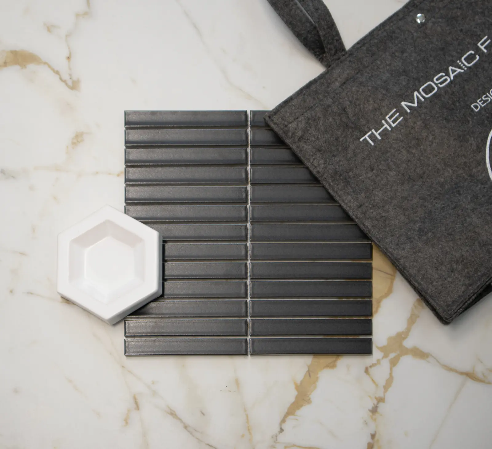 The Mosaic Factory Mozaiek Sevilla Kit-Kat Carbon Gray 2,0x1,5