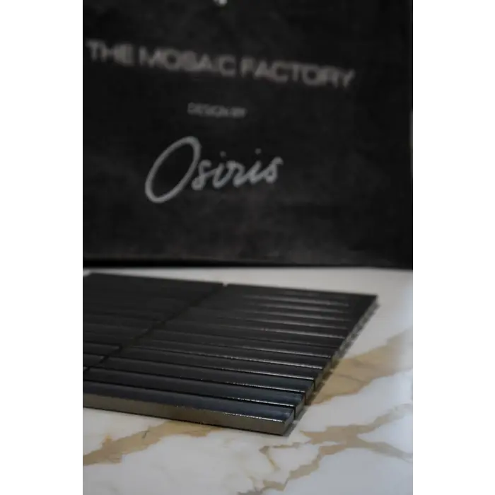 The Mosaic Factory Mozaiek Sevilla Kit-Kat Carbon Gray Glans 2,0x1,5