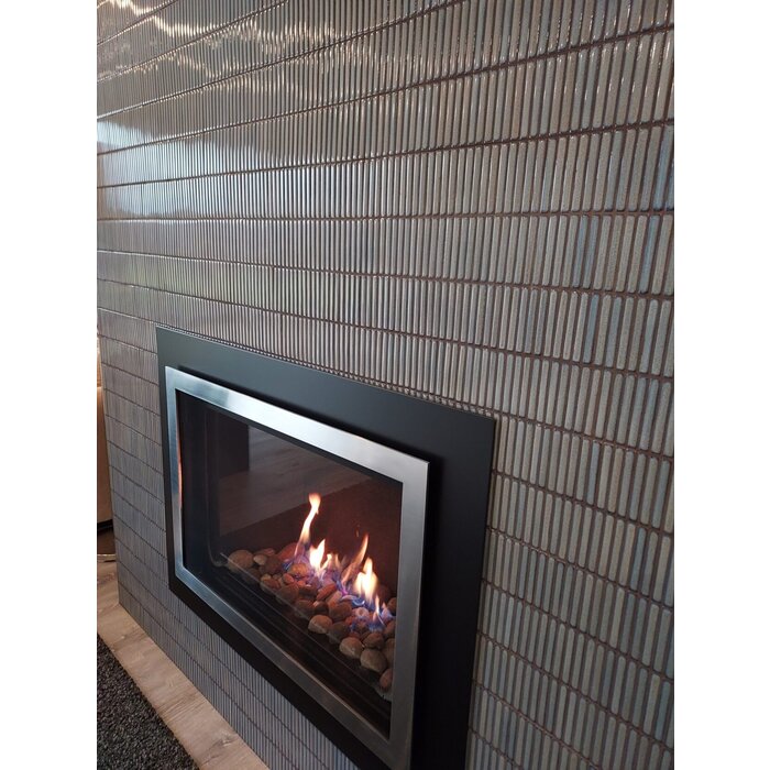 The Mosaic Factory Mozaiek Sevilla Kit-Kat mini's Grijs - Blauw spikkel 1,2x9,2