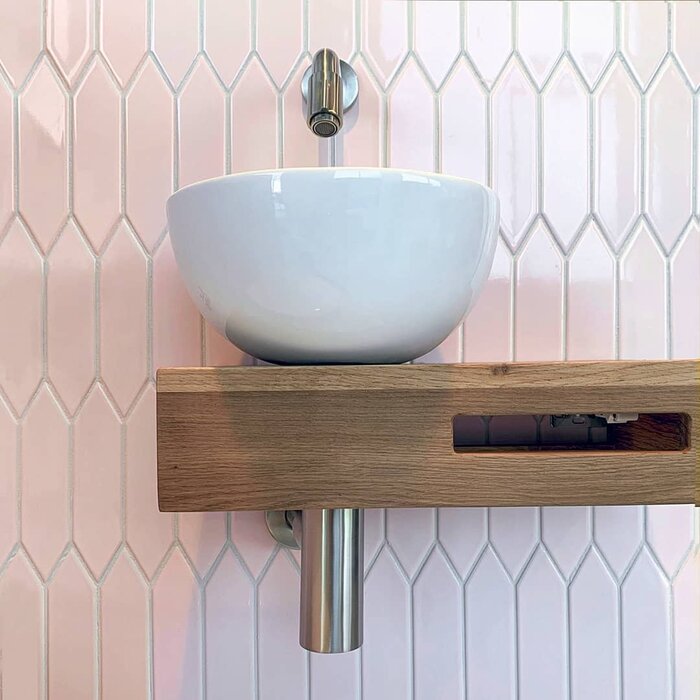 The Mosaic Factory Mozaiek Paris Picket Roze 4,8x1,5