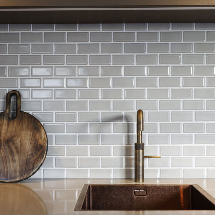 The Mosaic Factory Mozaiek Paris Metro Licht Grijs 4,5x9,5