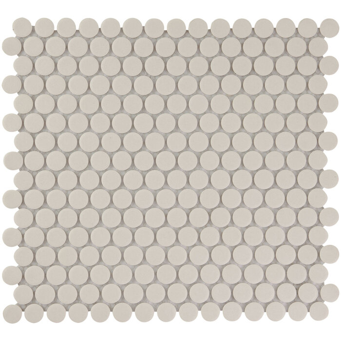 The Mosaic Factory Mozaiek London Round Wit 1,9x1,9