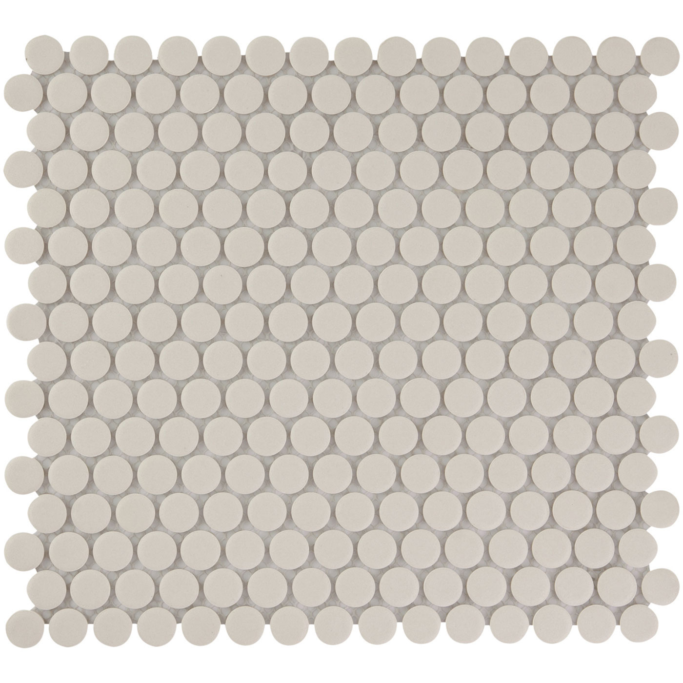 The Mosaic Factory Mozaiek London Round Wit 1,9x1,9