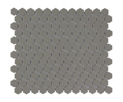 The Mosaic Factory Mozaiek London Hexagon Donker Grijs 2,3x2,6