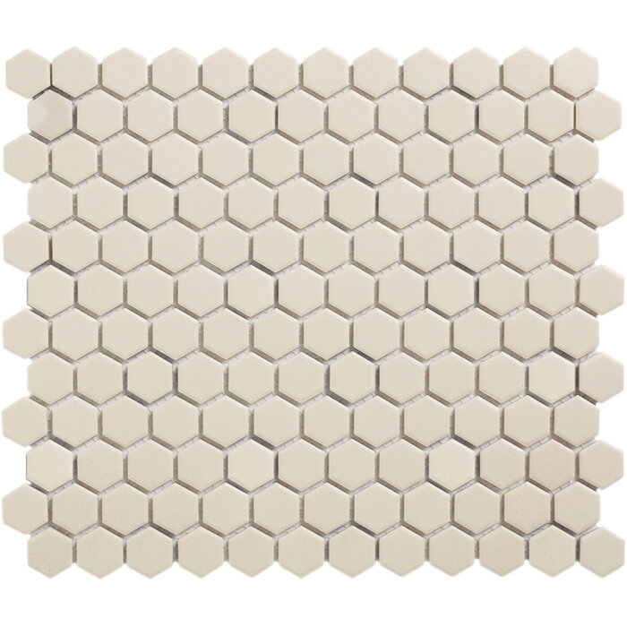 The Mosaic Factory Mozaiek London Hexagon Wit 2,3x2,6