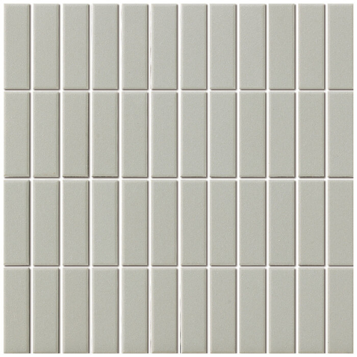 The Mosaic Factory Mozaiek London Rechthoek Grijs 2,3x7,3