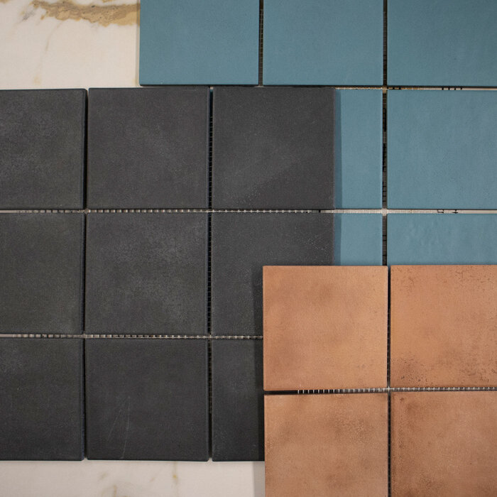 The Mosaic Factory Mozaiek Kasba Terra Glossy 9,7x9,7