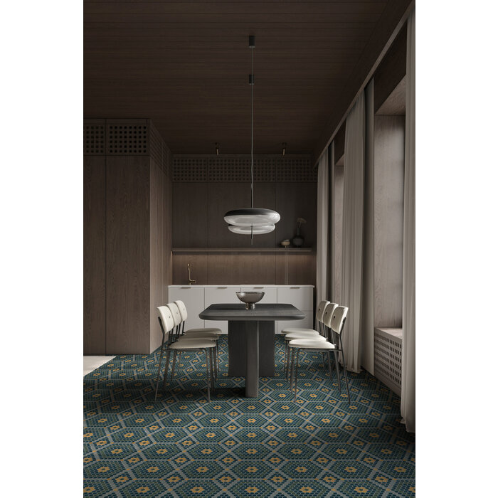 The Mosaic Factory Mozaiek Hexagon Mat Urban Nature 2,3x2,6