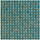 Mozaiek Amsterdam Goud Turquoise 2,0x2,0