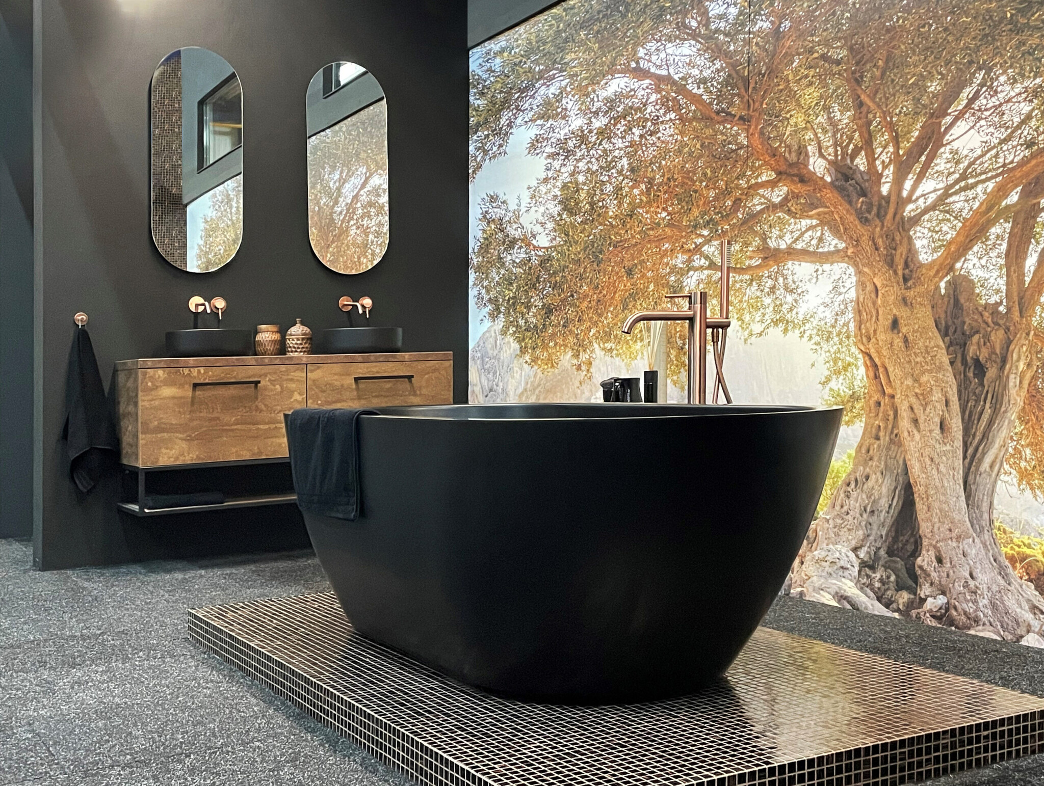 The Mosaic Factory Mozaiek Amsterdam Goud Zwart 2,0x2,0