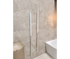 Instamat Arc, elektrische handdoekwarmer Soft wit / Geborsteld