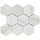 Mozaiek Barcelona Inkjet marmer print Carrara Wit 9,5x1,0