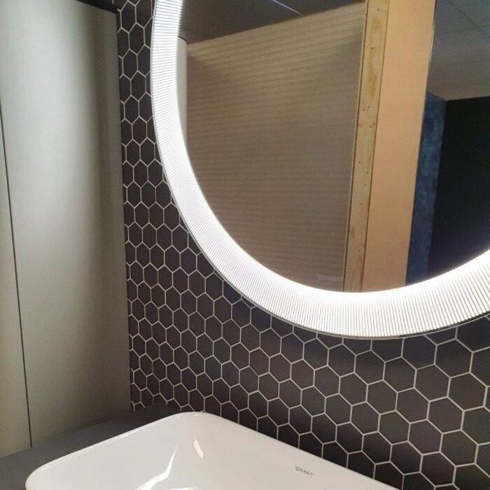 The Mosaic Factory Mozaiek Barcelona Hexagon Zwart 5,1x5,9