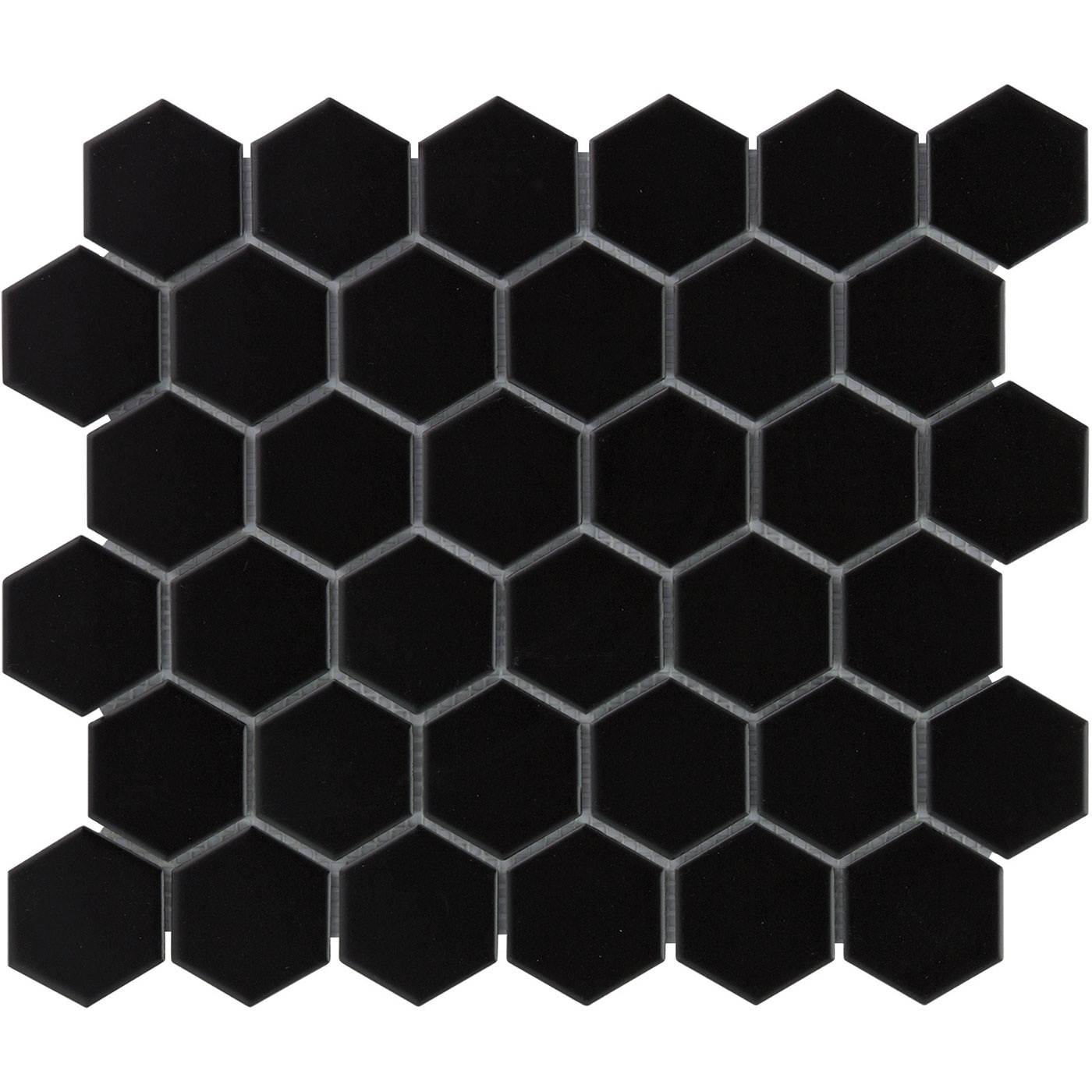 Mozaiek Barcelona Hexagon Zwart 5,1x5,9