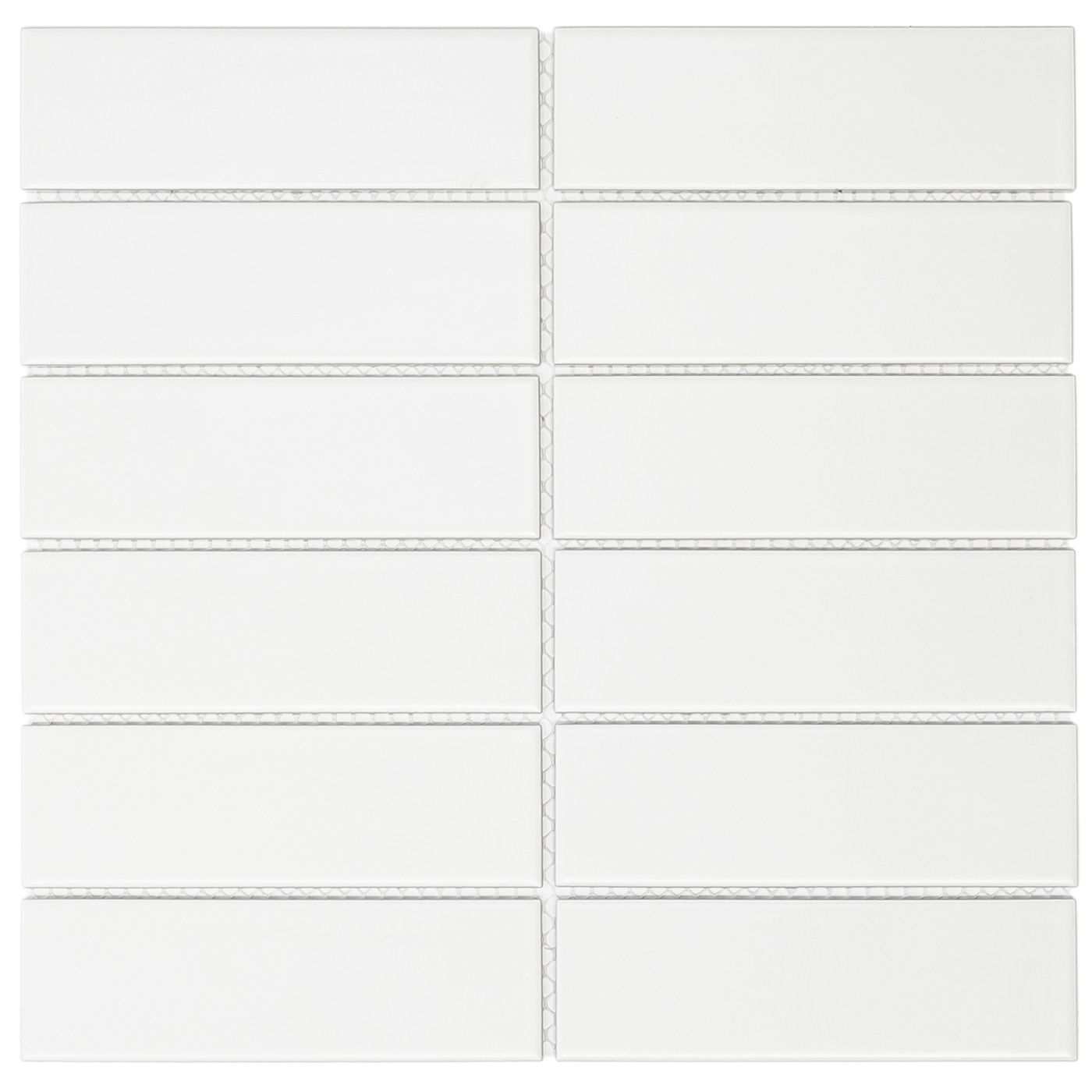 The Mosaic Factory Mozaiek Barcelona Rechthoek Wit 4,5x1,5