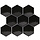 Mozaiek Barcelona Hexagon Zwart 9,5x1,0