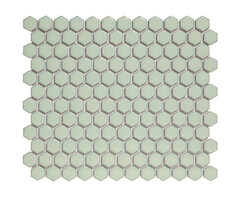 The Mosaic Factory Mozaiek Barcelona Hexagon Zacht Groen 2,3x2,6