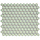 Mozaiek Barcelona Hexagon Zacht Groen  2,3x2,6
