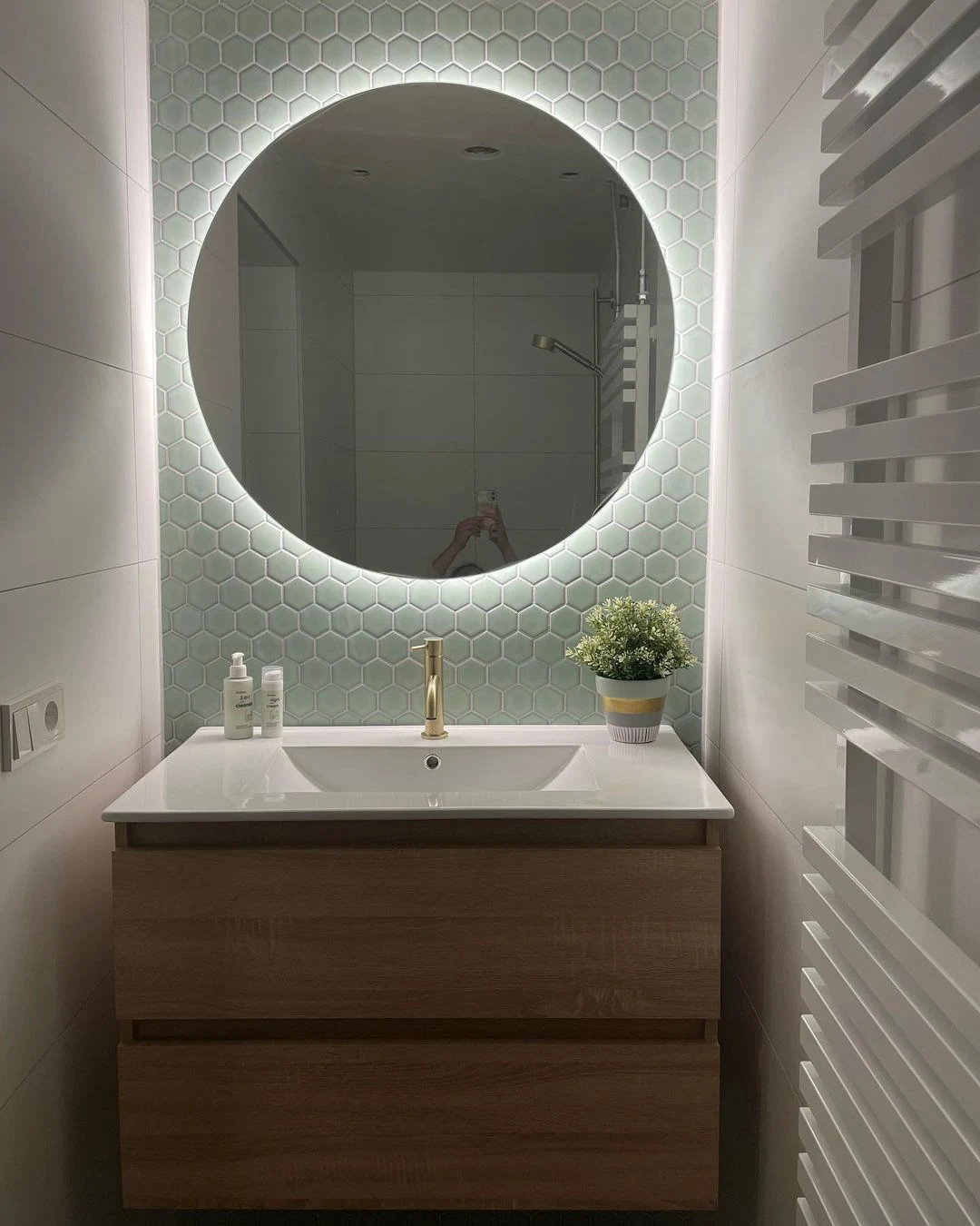 The Mosaic Factory Mozaiek Barcelona Hexagon Licht Groen 5,1x5,9