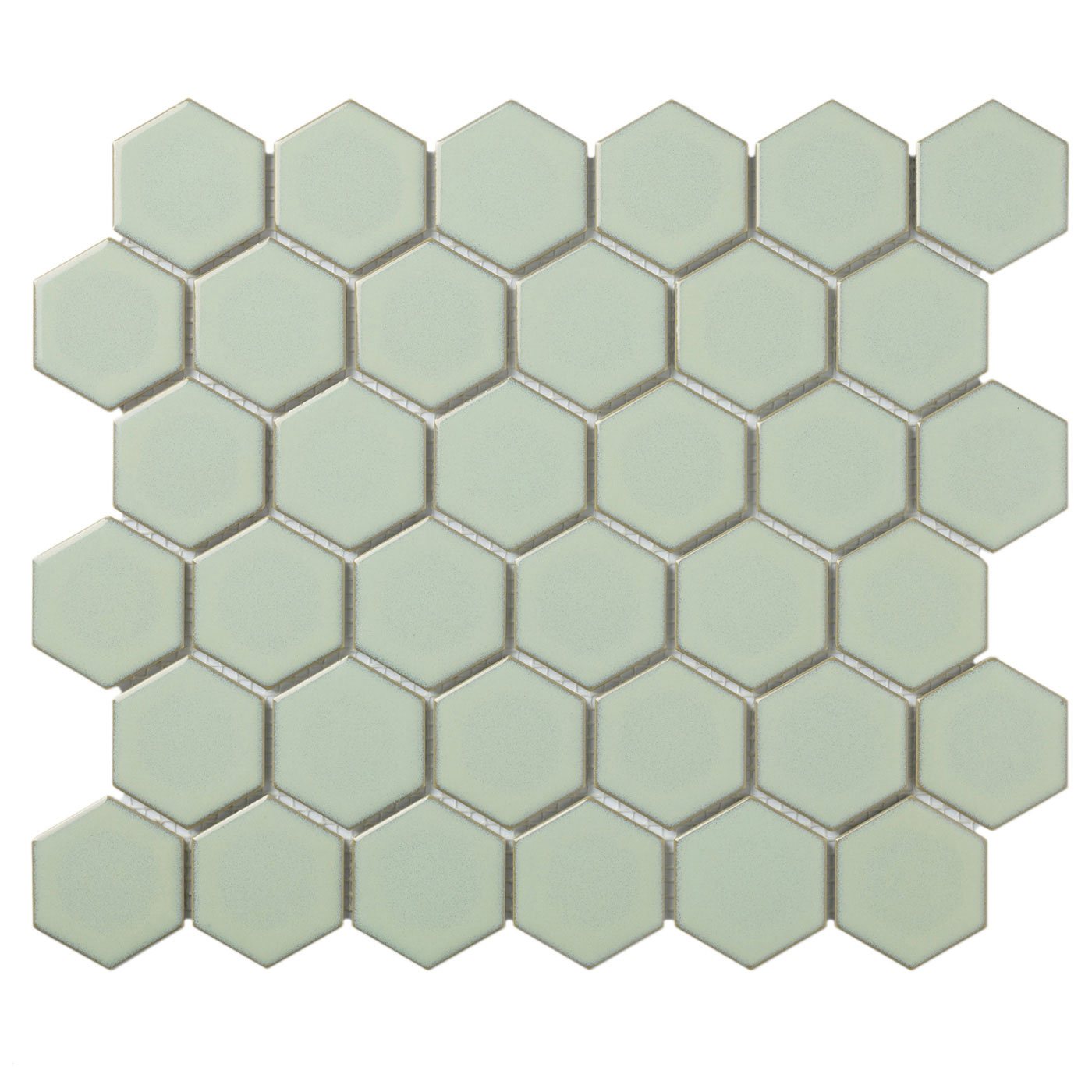 The Mosaic Factory Mozaiek Barcelona Hexagon Licht Groen 5,1x5,9