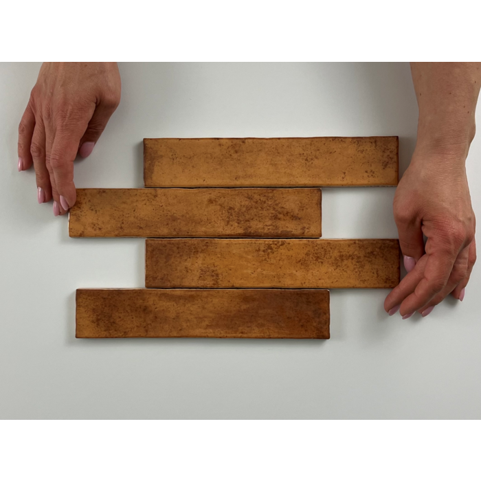 Cifre Cerámica Kalon Terracotta wandtegel 5x25 glans